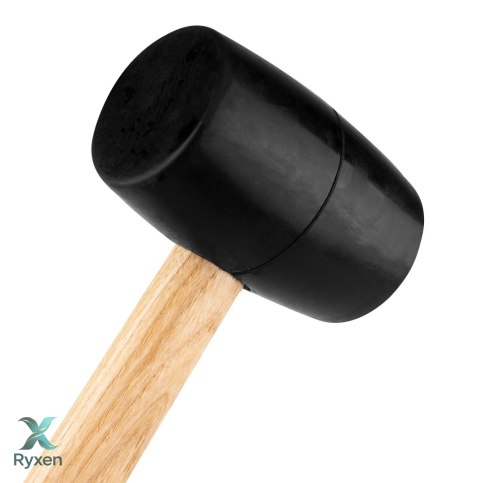 Młotek gumowy 58 mm, 450 g, trzonek drewniany NEO TOOLS