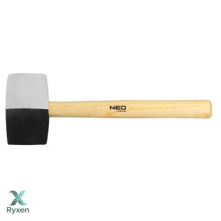 Młotek gumowy 63 mm, 680 g, czarno-biała guma NEO TOOLS