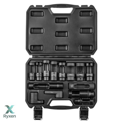 Nasadki do sondy lambda i wtryskiwaczy - zestaw 14 szt. NEO TOOLS