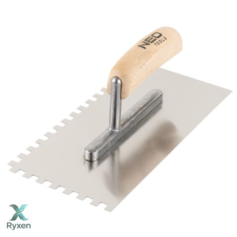 Paca z zębami, 270 x 128 mm, ząb 8 x 8 x 8 mm, uchwyt drewniany NEO TOOLS