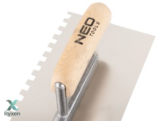 Paca z zębami, 270 x 128 mm, ząb 8 x 8 x 8 mm, uchwyt drewniany NEO TOOLS