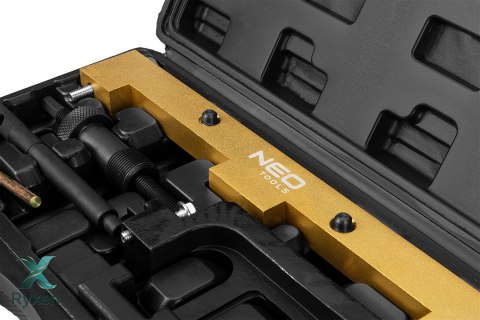 Zestaw blokad rozrządu do silników benzynowych BMW z systemem Valvetronic. NEO TOOLS