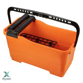 Zestaw glazurniczy: pojemnik z kratką i rolkami 25l, paca z gumą, paca z gąbką miękką NEO TOOLS