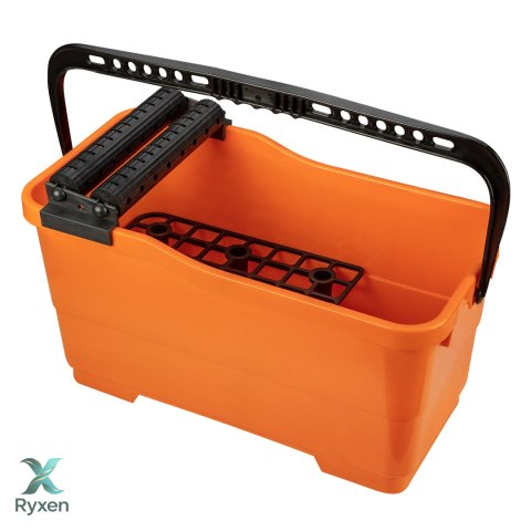 Zestaw glazurniczy: pojemnik z kratką i rolkami 25l, paca z gumą, paca z gąbką miękką NEO TOOLS