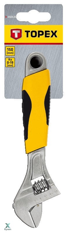 Klucz nastawny 150 mm, zakres 0-19 mm TOPEX