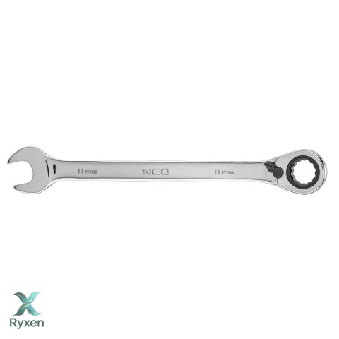 Klucz płasko-oczkowy z grzechotką i przełącznikiem 11 mm NEO TOOLS