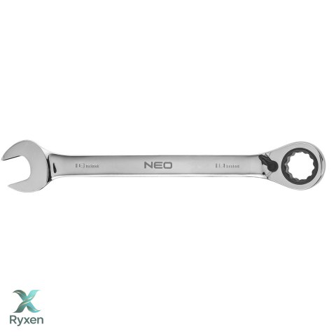 Klucz płasko-oczkowy z grzechotką i przełącznikiem 18 mm NEO TOOLS