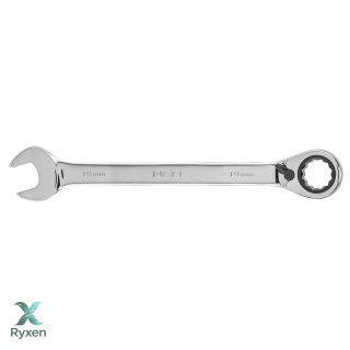 Klucz płasko-oczkowy z grzechotką i przełącznikiem 19 mm NEO TOOLS