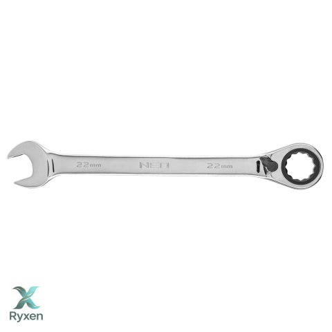 Klucz płasko-oczkowy z grzechotką i przełącznikiem 22 mm NEO TOOLS