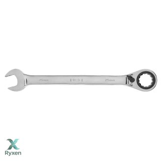 Klucz płasko-oczkowy z grzechotką i przełącznikiem 25 mm NEO TOOLS