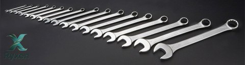 Klucze płasko-oczkowe 8-32 mm, zestaw 17 szt. NEO TOOLS
