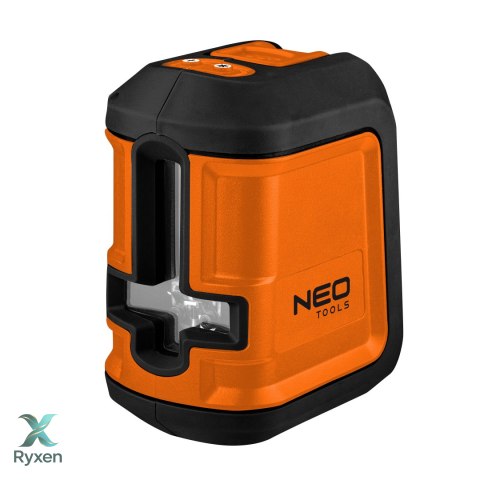 Laser krzyżowy 15 m, zielony, uchwyt, etui NEO TOOLS