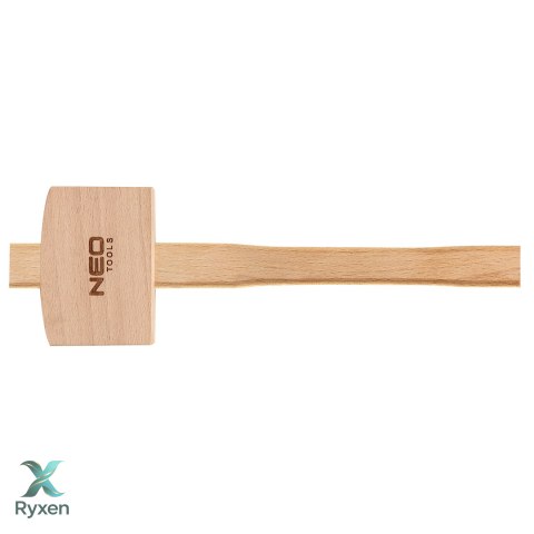Młotek drewniany 300g, 100 x 70 x 46 mm, długość 320 mm NEO TOOLS