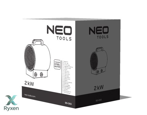 Nagrzewnica elektryczna 2kW przemysłowa NEO TOOLS