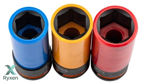 Nasadki do felg aluminiowych - zestaw 3 szt. (17 mm, 19 mm, 21 mm), Cr-Mo NEO TOOLS