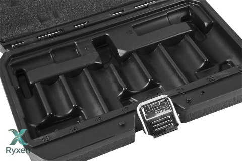 Nasadki udarowe 1/2", 10-24 mm, zestaw 10 szt., CrMo NEO TOOLS