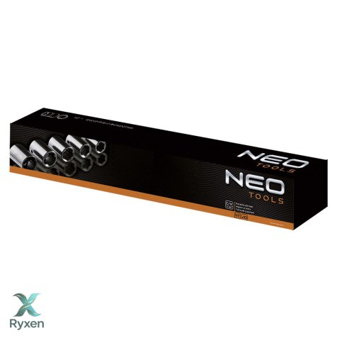 Nasadki udarowe 1/2", 10-24 mm, zestaw 10 szt. NEO TOOLS