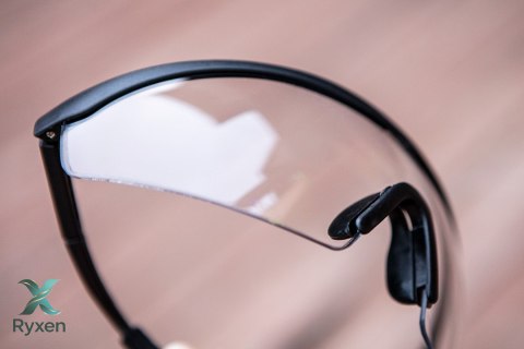 Okulary ochronne, białe, regulowane zauszniki, klasa odporności F NEO TOOLS