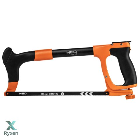 Piła do metalu heavy duty 300 mm z pojemnikiem na brzeszczoty, aluminium, dwukomponentowy uchwyt NEO TOOLS