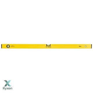 Poziomnica aluminiowa typ 500, 100 cm, 2 libelle TOPEX