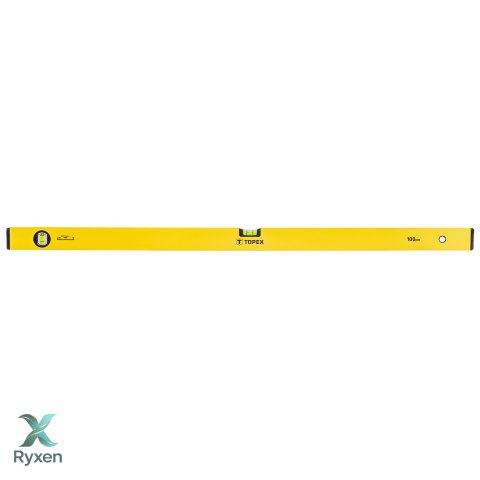 Poziomnica aluminiowa typ 500, 100 cm, 2 libelle TOPEX