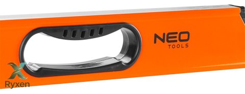 Poziomnica aluminiowa z uchwytem, 3 libelle, magnes, frezowana dolna powierzchnia, 80 cm NEO TOOLS