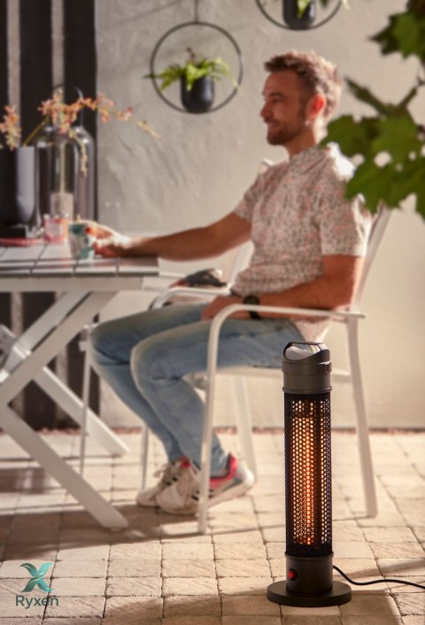 Promiennik stojący 1000W, IP44, element grzejny carbon fiber lamp NEO TOOLS