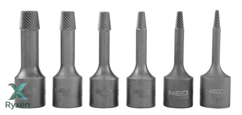 Wykrętaki do śrub, zestaw 6 szt. NEO TOOLS