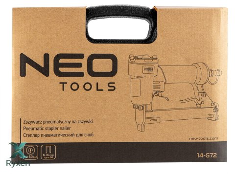 Zszywacz pneumatyczny 6-16 mm zszywki typ 80 NEO TOOLS