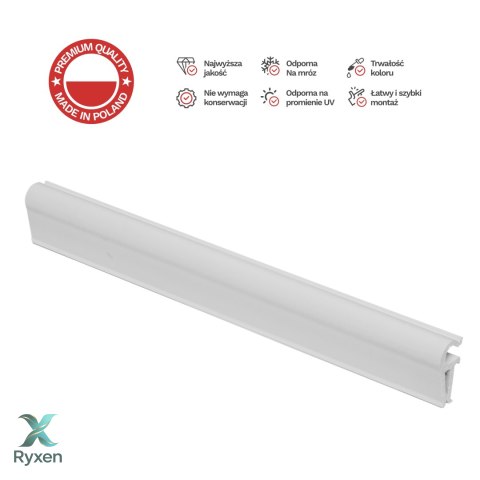 Klipsy do taśm ogrodzeniowych 10 szt. STANDARD BIAŁE Thermoplast