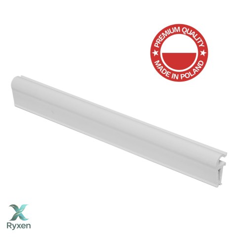 Klipsy do taśm ogrodzeniowych 10 szt. STANDARD BIAŁE Thermoplast