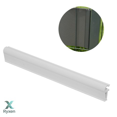 Klipsy do taśm ogrodzeniowych 10 szt. STANDARD BIAŁE Thermoplast