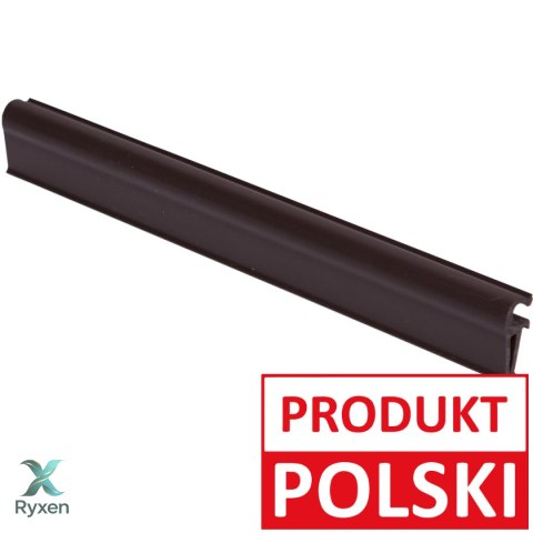 Klipsy do taśm ogrodzeniowych 10 szt. STANDARD BRĄZOWE Thermoplast