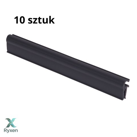 Klipsy do taśm ogrodzeniowych 10 szt. STANDARD GRAFIT Thermoplast