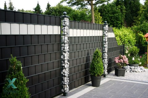 Klipsy do taśm ogrodzeniowych 10 szt. STANDARD GRAFIT Thermoplast