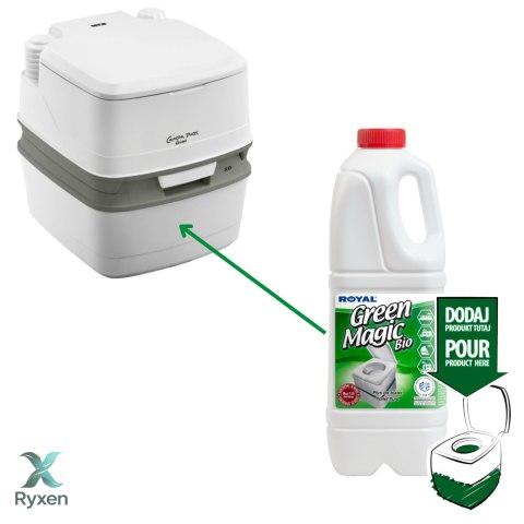 Koncentrat - Płyn 2L do toalet turystycznych GREEN MAGIC BIO Kamai Royal