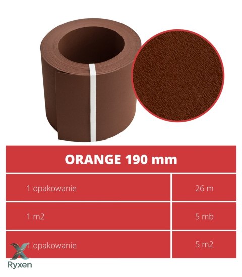 ORANGE 19cm 26mb BRĄZ Thermoplast
