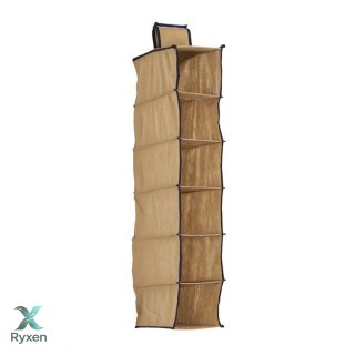 Organizer 6-częściowy 15x30x84cm wiszący do szafy BEŻOWY Aroma Smak