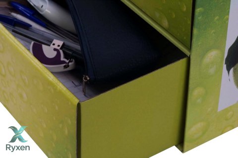 Pudełko kartonowe 2 szuflady poziome OWOCE JABŁKO Aroma Smak