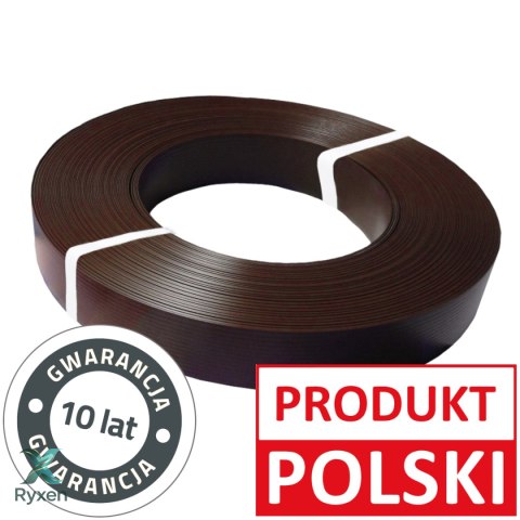 Taśma ogrodzeniowa 50mb Thermoplast® CLASSIC LINE 4,75cm BRĄZ PROTECTO