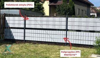 Taśma ogrodzeniowa 50mb Thermoplast® CLASSIC LINE 4,75cm SZARA PROTECTO