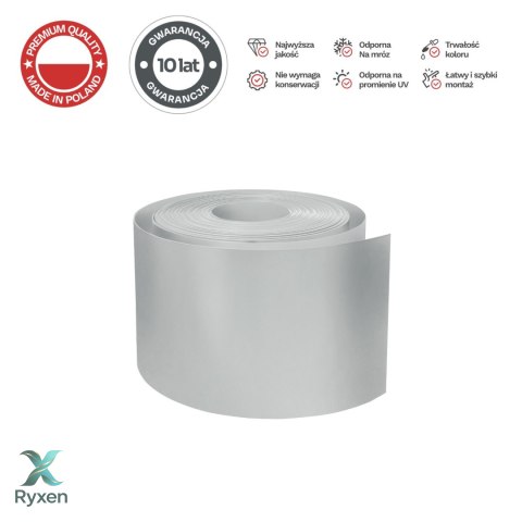 Taśma ogrodzeniowa ROLKA 26mb BASIC 19cm PROTECTO™ SZARA PROTECTO