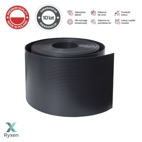 Taśma ogrodzeniowa ROLKA 26mb CLASSIC 19cm PROTECTO™ GRAFIT PROTECTO