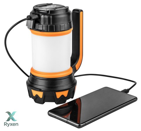 Lampa biwakowa akumulatorowa 800 lm powerbank 3 w 1 CREE T6 + SMD LED NEO TOOLS