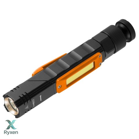 Latarka akumulatorowa USB 300 lm 2 w 1 CREE XPE + COB LED NEO TOOLS