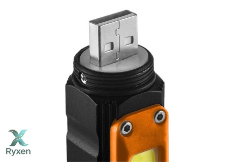 Latarka akumulatorowa USB 300 lm 2 w 1 CREE XPE + COB LED NEO TOOLS