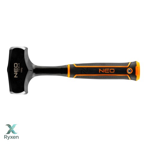 Młotek kamieniarski 1500 g, monolityczna konstrukcja NEO TOOLS