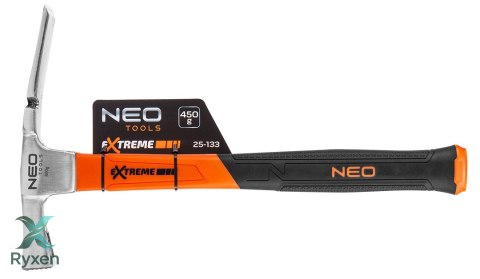 Młotek murarski 600 g, trzonek z włókna szklanego NEO TOOLS