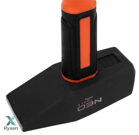 Młotek ślusarski 4 kg, trzonek z włókna szklanego NEO TOOLS