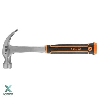Młotek stolarski 600 g, monolityczna konstrukcja NEO TOOLS